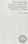 1988 Commencement Program