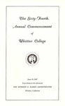 1967 Commencement Program
