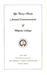 1969 Commencement Program by Whittier College