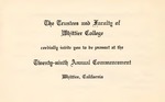 1932 Commencement Progress by Whittier College