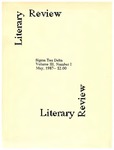 1987 Literary Review (vol. 3, no. 1)