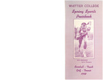Spring Sports Pressbook, 1968 by Whittier College