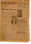 Quaker Campus, April 01, 1944 (vol. 30, issue 27) by Whittier College